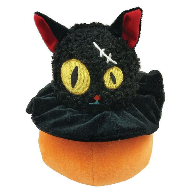 Halloween Pumpkin Cat 18cm