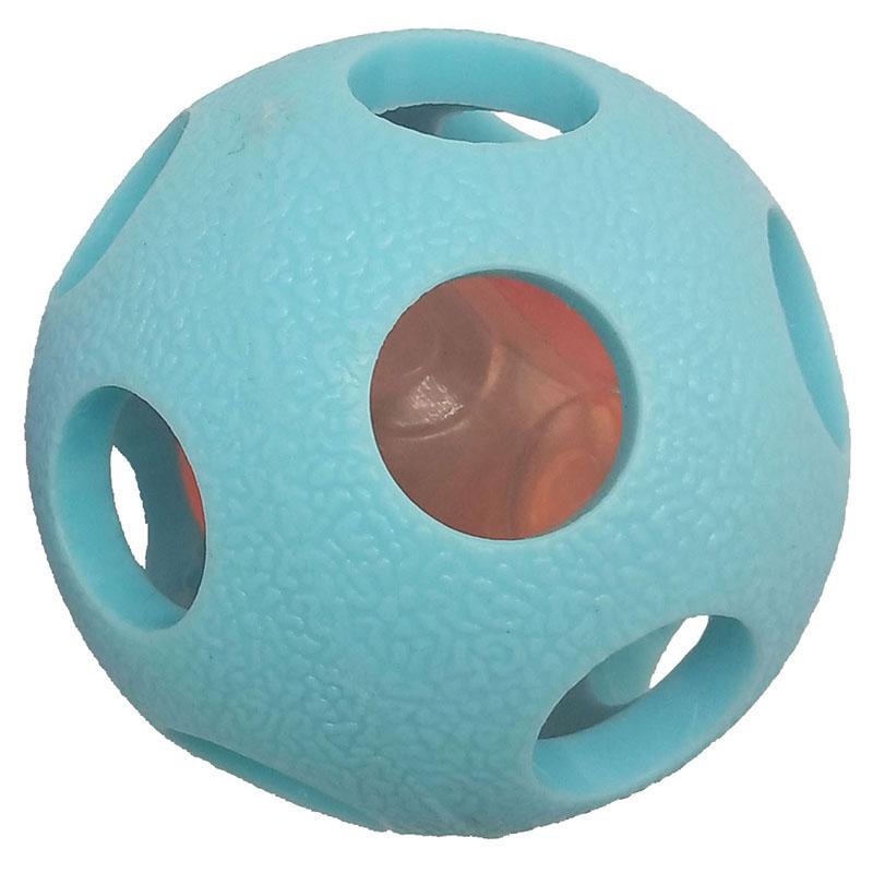 Lil' Pups Flashing Fun Ball Blue 7cm