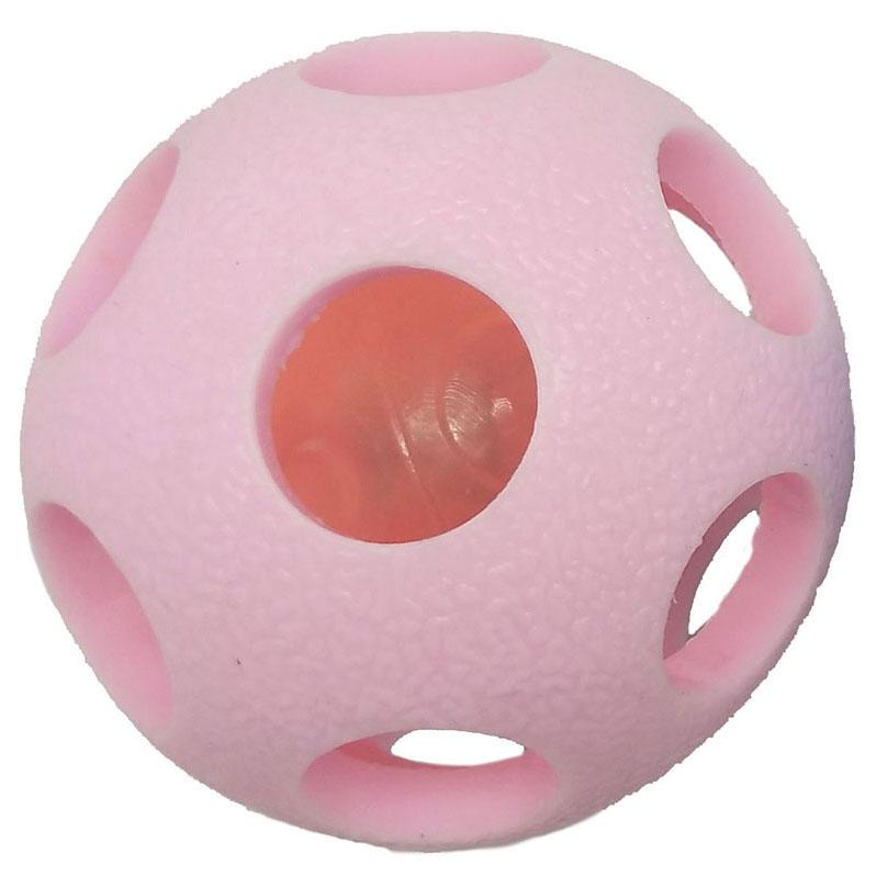 Lil' Pups Flashing Fun Ball Pink 7cm