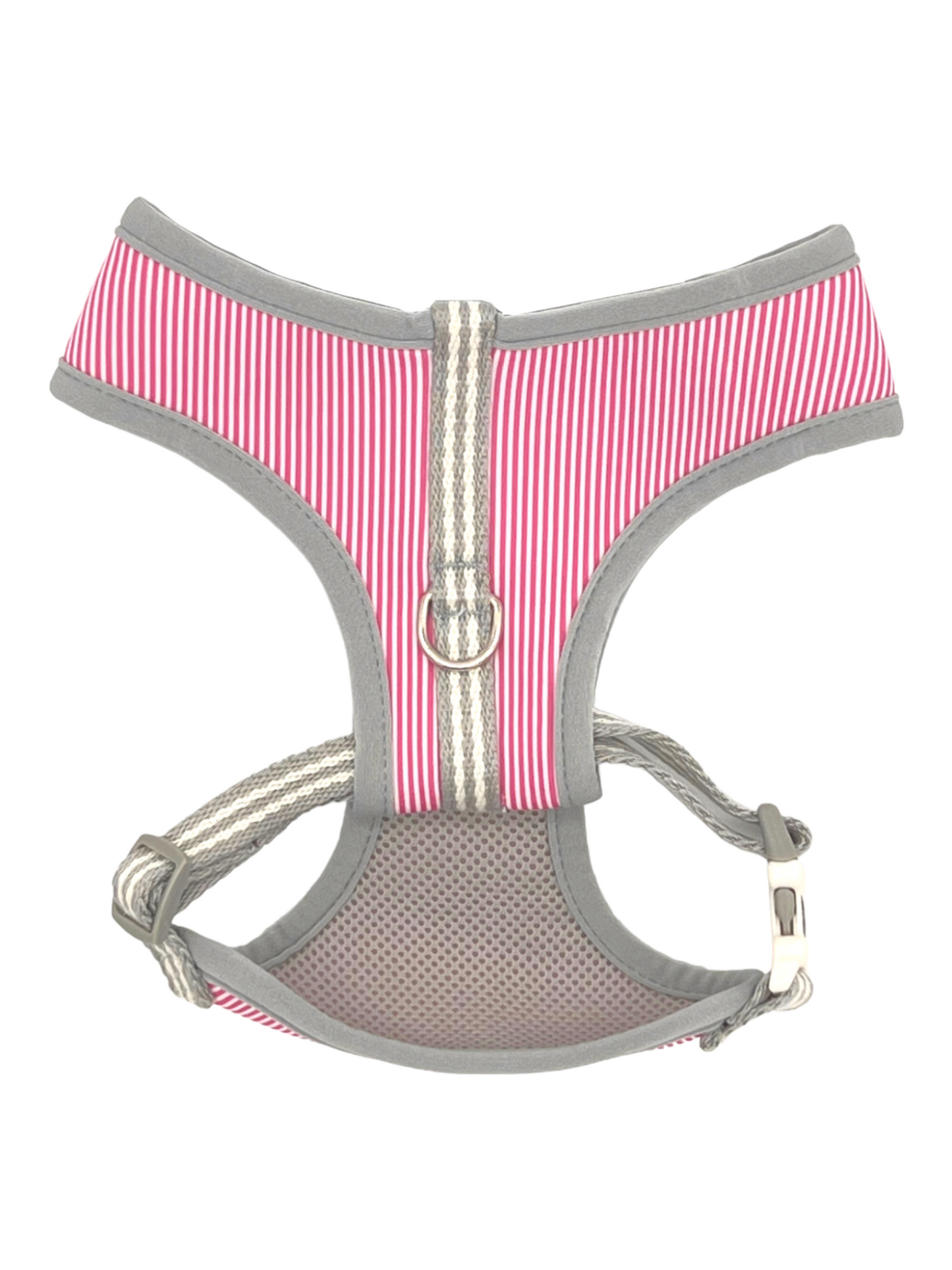 Fuchsia Stripe Designer Dog Harness